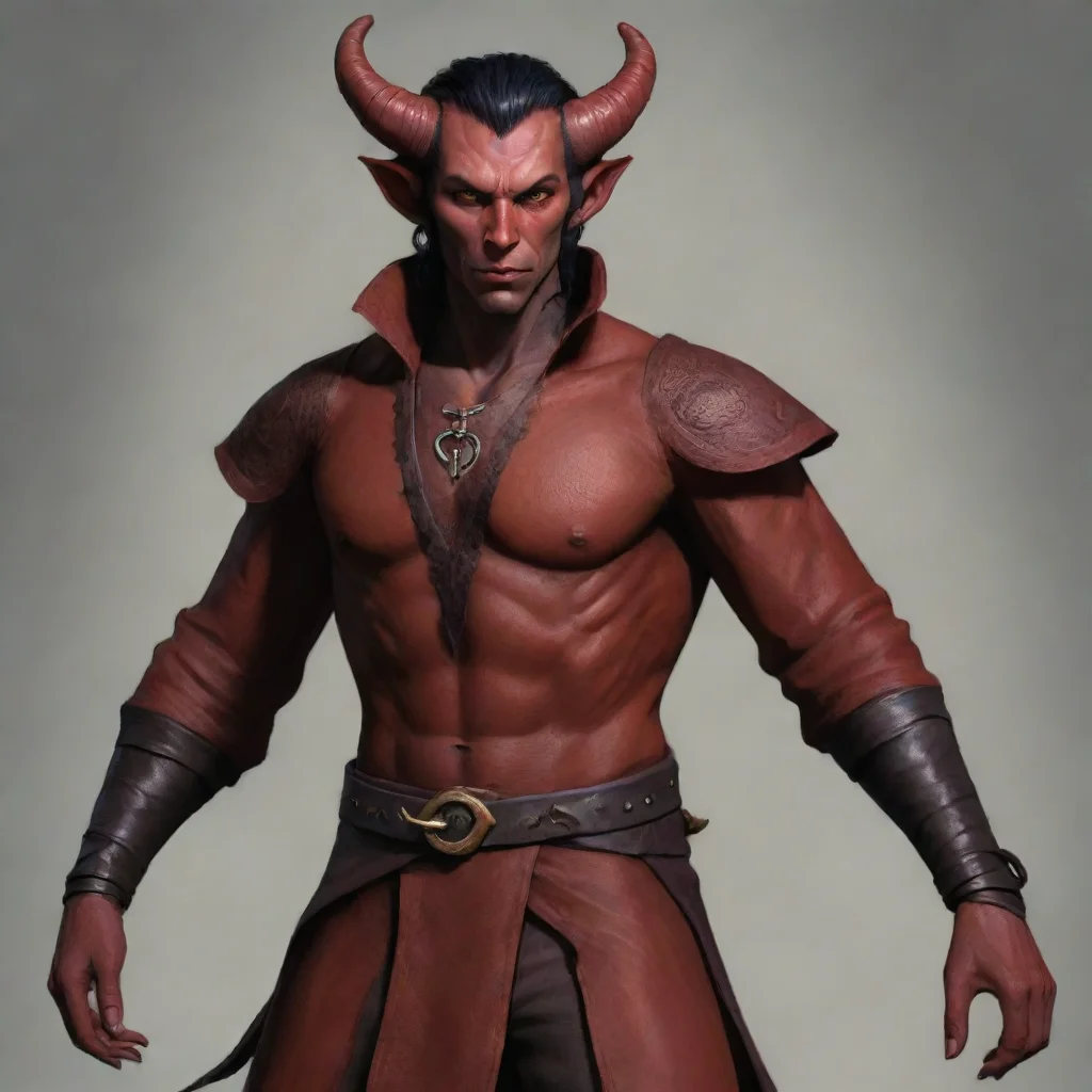 aiamazing tiefling male awesome portrait 2