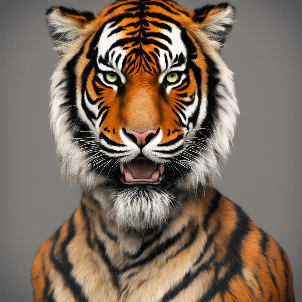 aiamazing tiger man awesome portrait 2