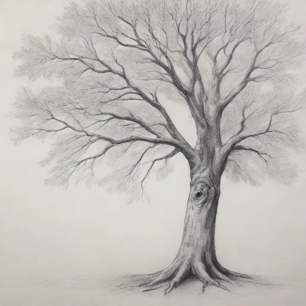 amazing tree drawing awesome portrait 2
