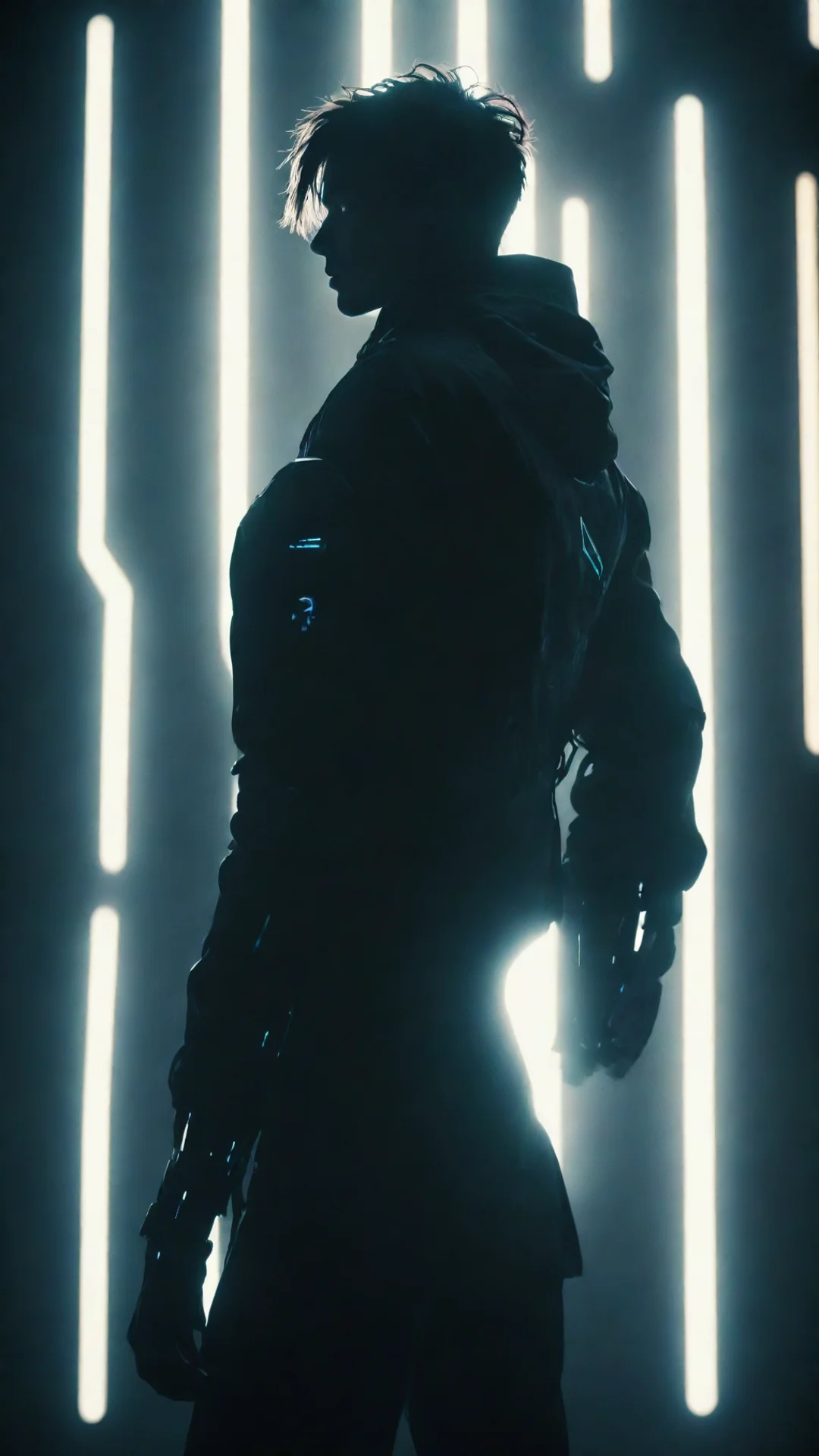 aiamazing trending futuristic backlit silhouette of person cyberpunk character dramatic lighting cinematic lighting hyper maximilism highly good looking fantastic 1%3Ftall awesome portrait 2 tall
