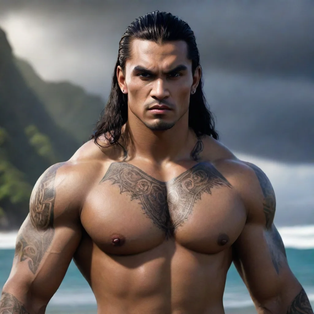 amazing vampire pacific islander maori strong masculine hd epic character awesome portrait 2