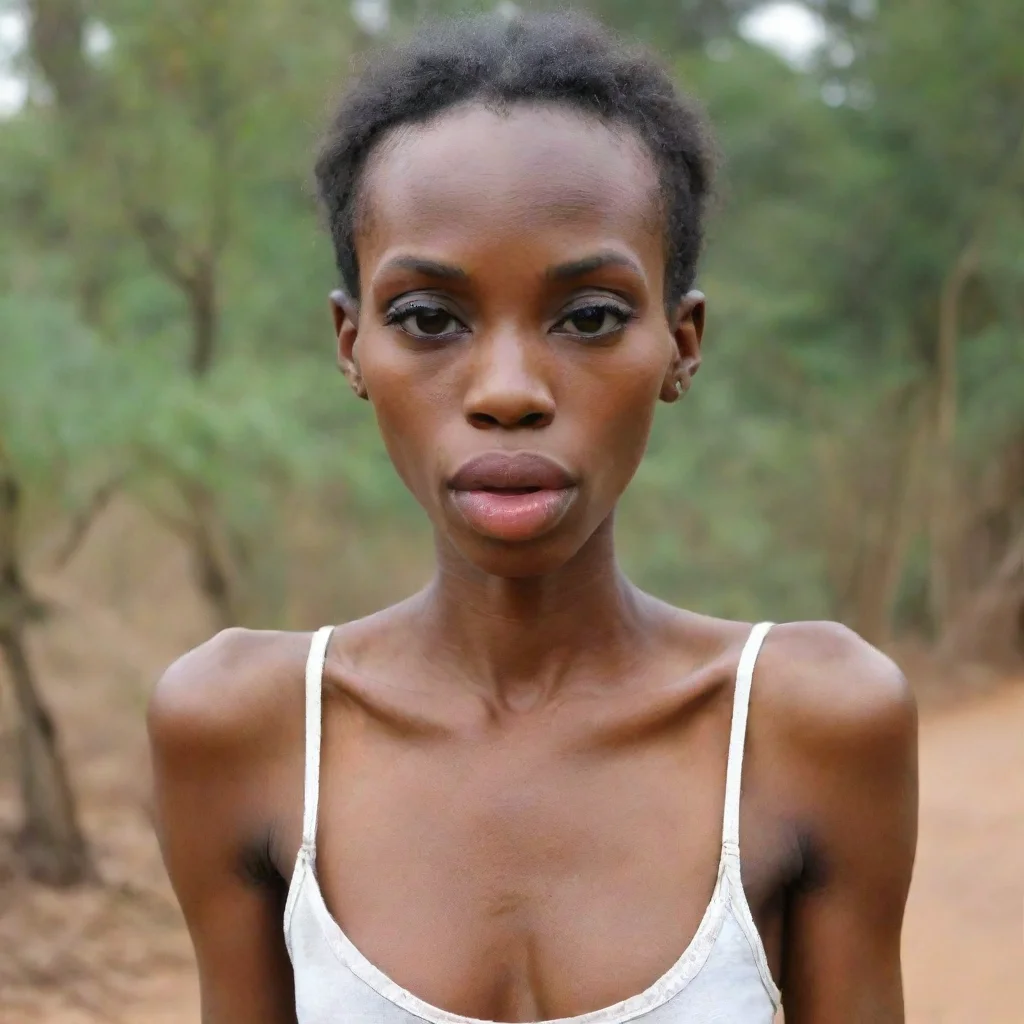 aiamazing very very very very very very very very skinny%2C african%2C woman%2C really big lips awesome portrait 2