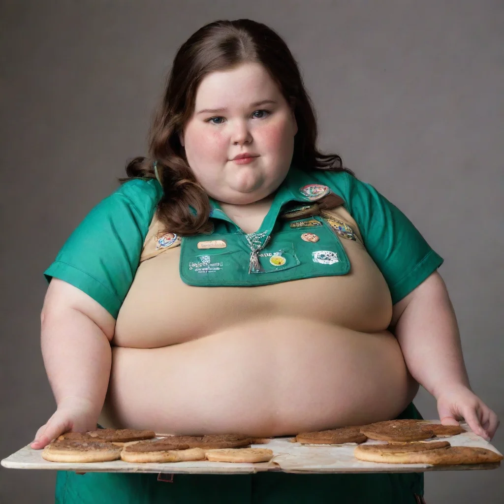 aiamazing very very very very very very very very very very very obese girl scout awesome portrait 2