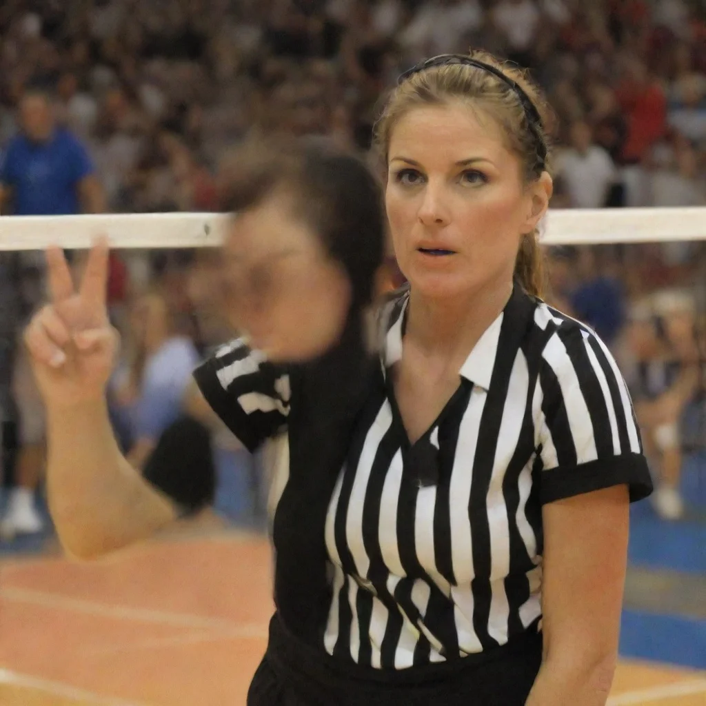 aiamazing volleyball referee  awesome portrait 2