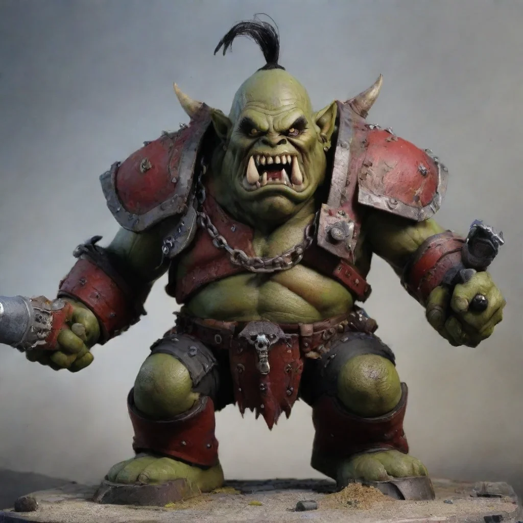 aiamazing warhammer ork awesome portrait 2