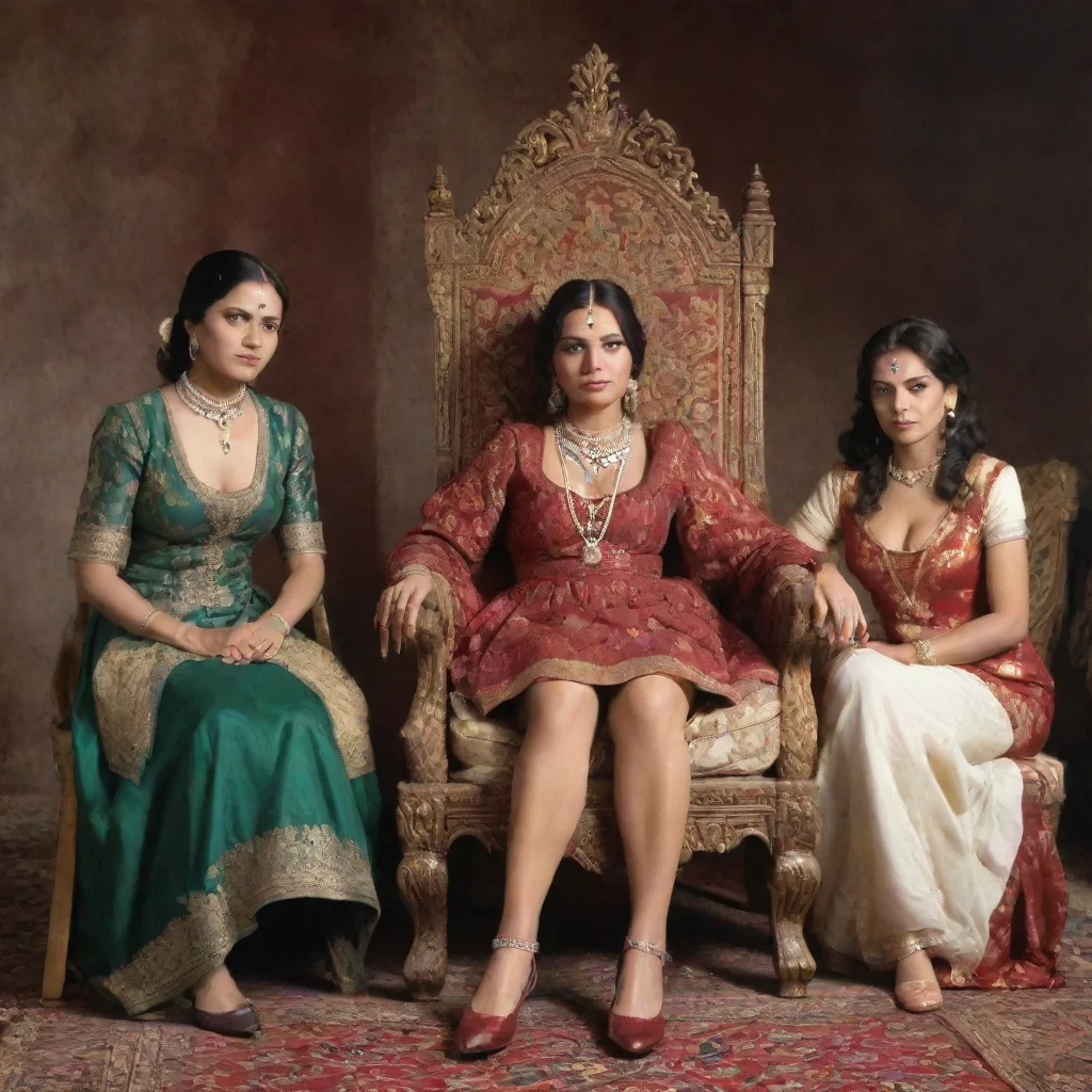 aiamazing wealthy indian lady is lazing on her throne like chair while her submissive maids get busy cleaning their mistress%27s boots awesome portrait 2