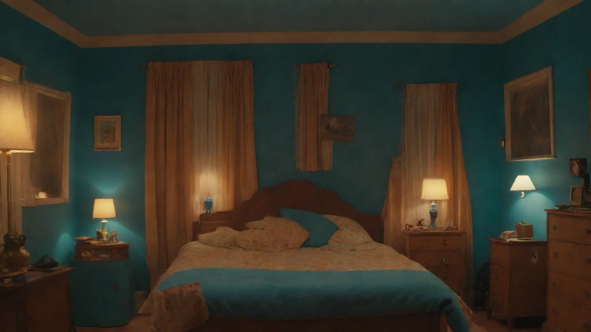 amazing wes anderson bedroom night blu light awesome portrait 2 wide