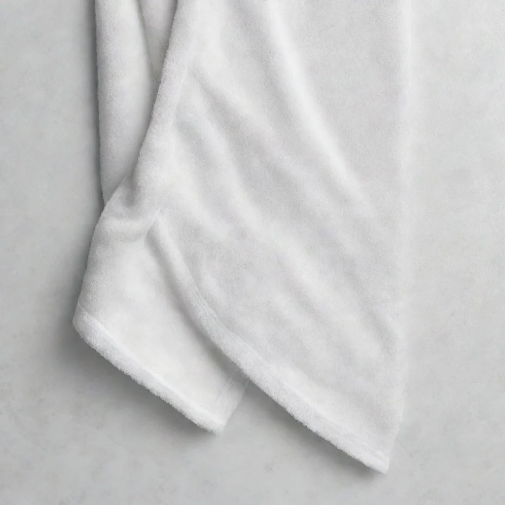 aiamazing white bath towel texture realistic awesome portrait 2