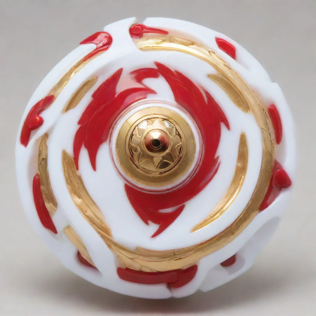 aiamazing white red and gold defense type phoenix beyblade  awesome portrait 2