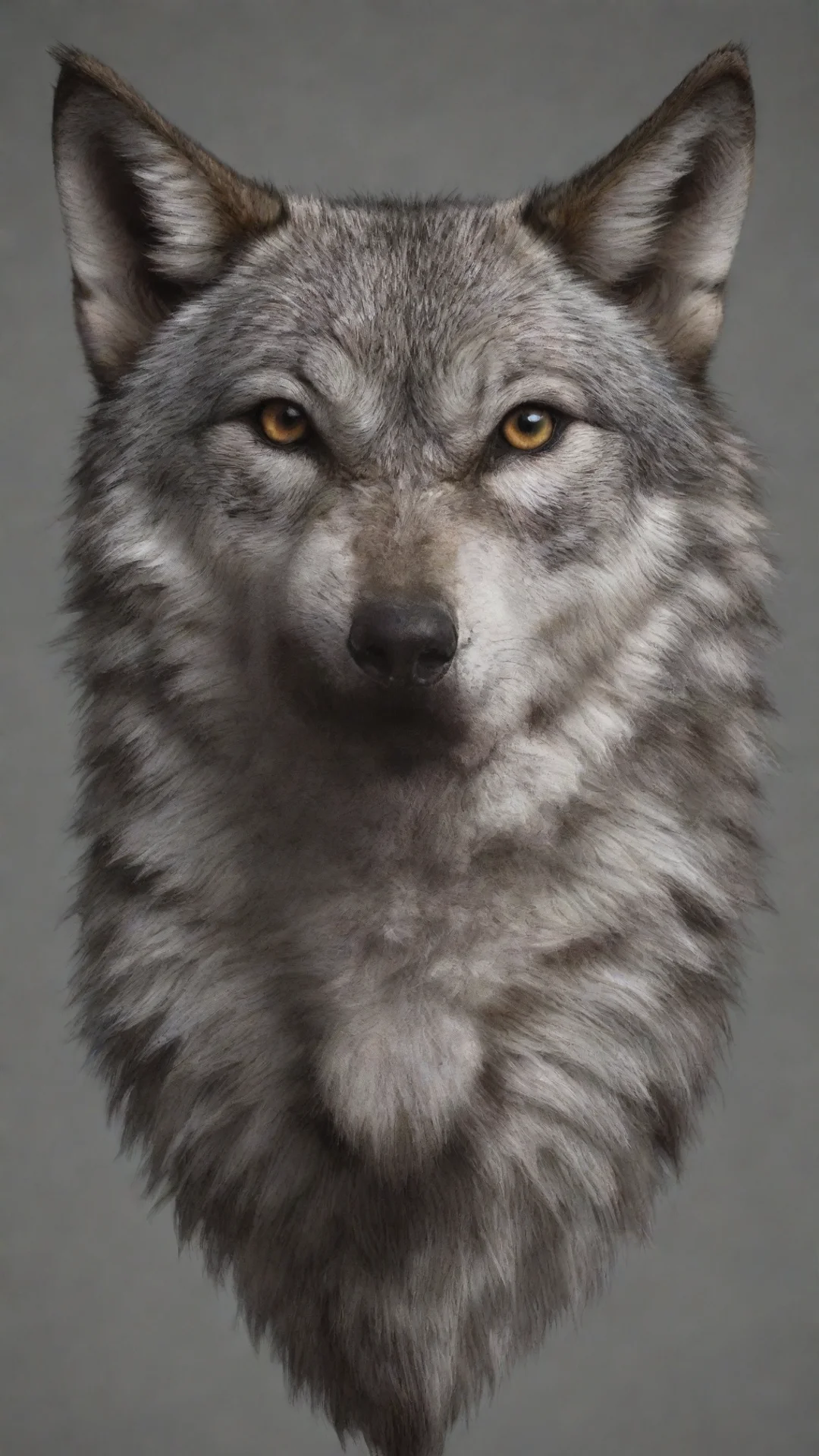 amazing wolf head awesome portrait 2 tall