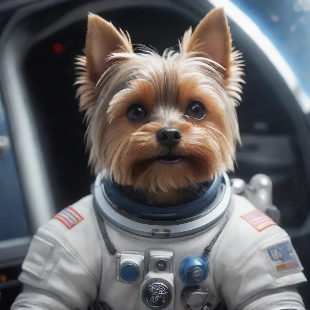 aiamazing yorkshire terrier astronaut 3d render unreal engine hyper realistic trending artstation awesome portrait 2