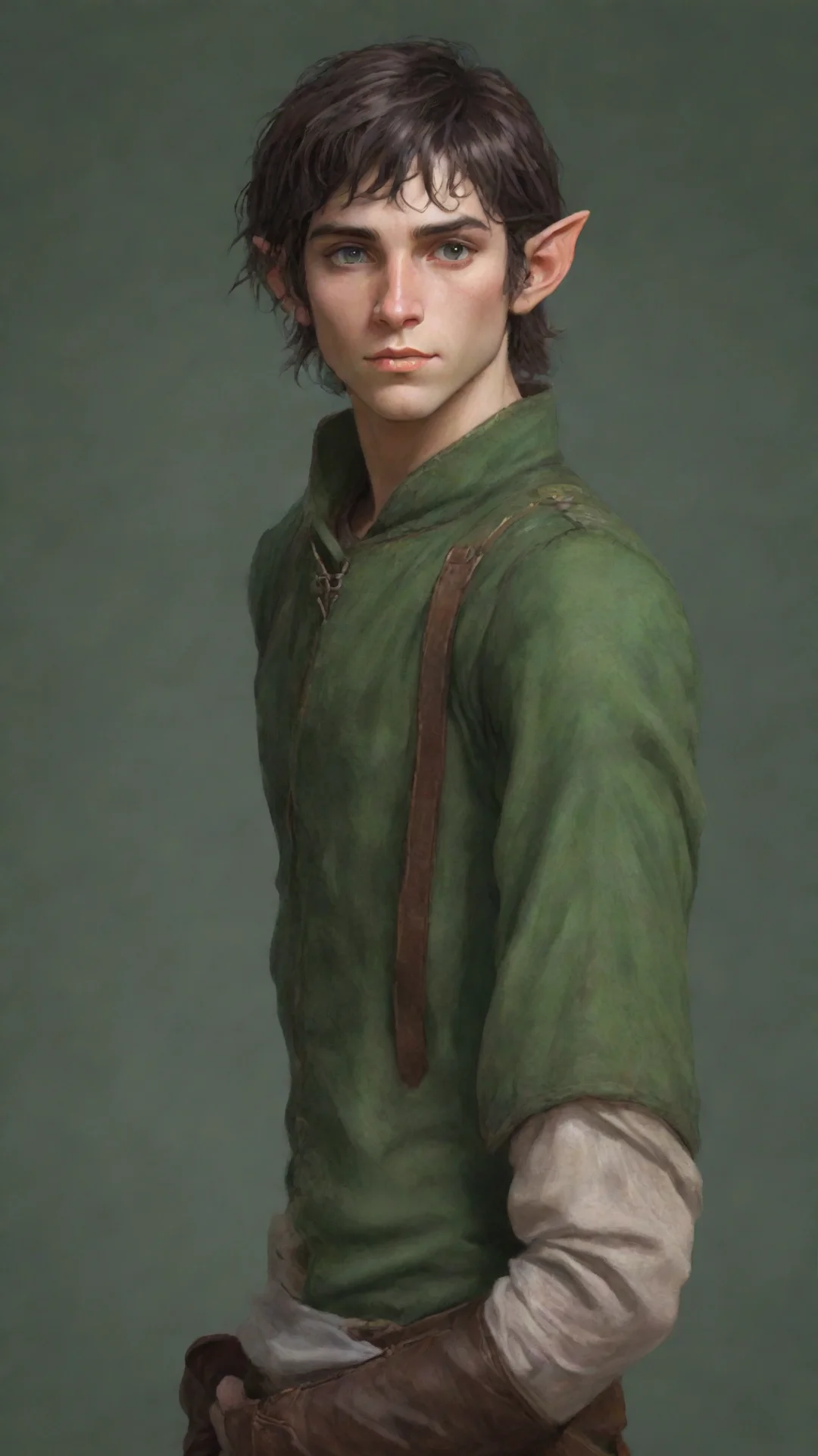aiamazing young male half elf awesome portrait 2 tall