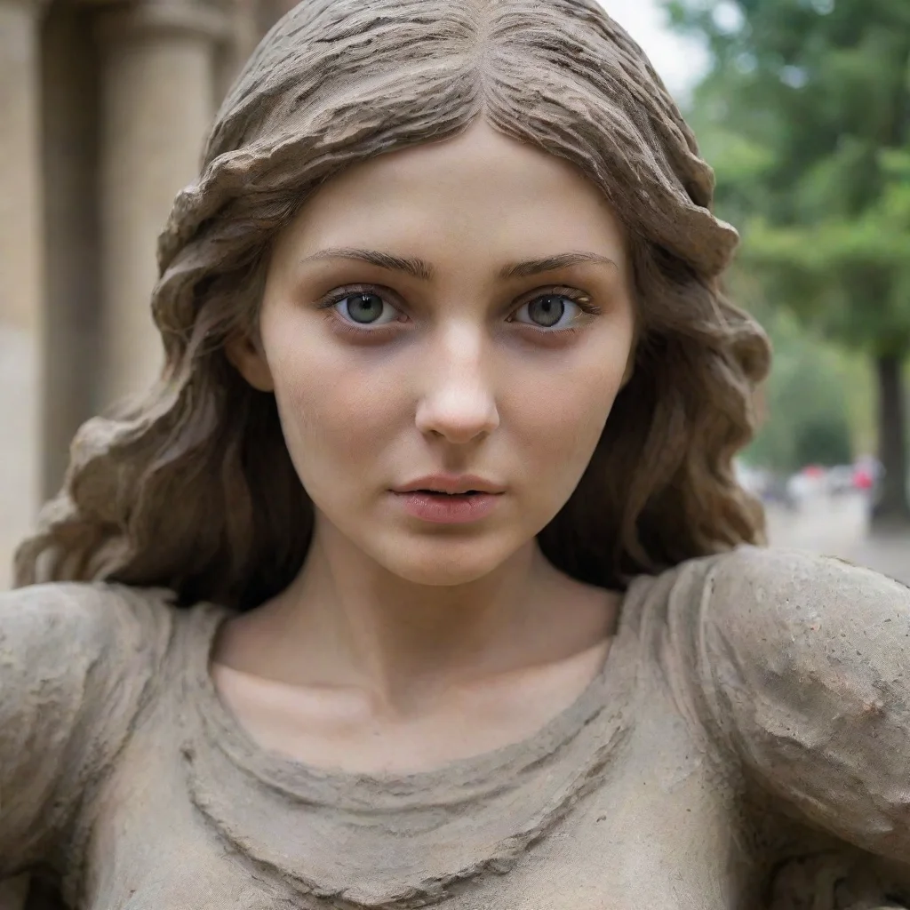 aiamazing young woman petrified into beutifull statue awesome portrait 2