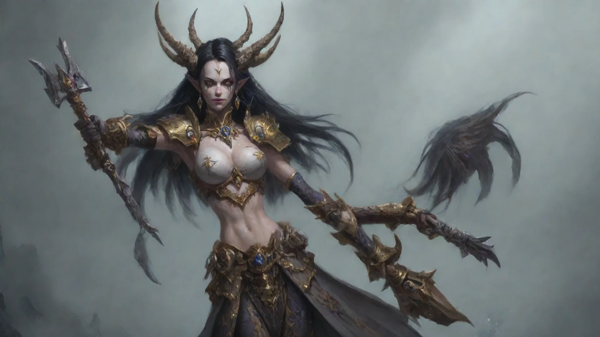 aiamazing yvraine%2C warhammer%2C  fantasy awesome portrait 2 wide