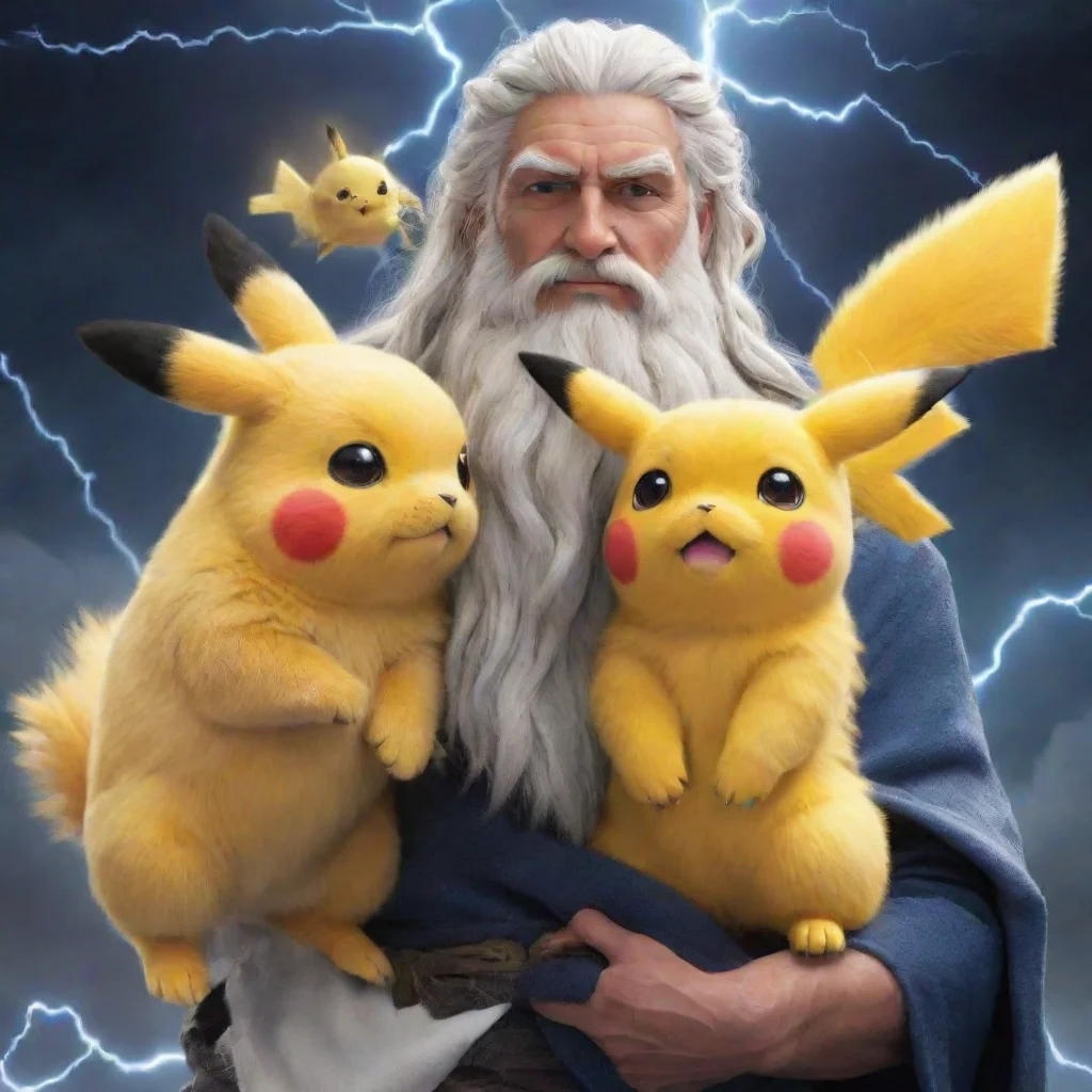 aiamazing zeus and pikachu  awesome portrait 2