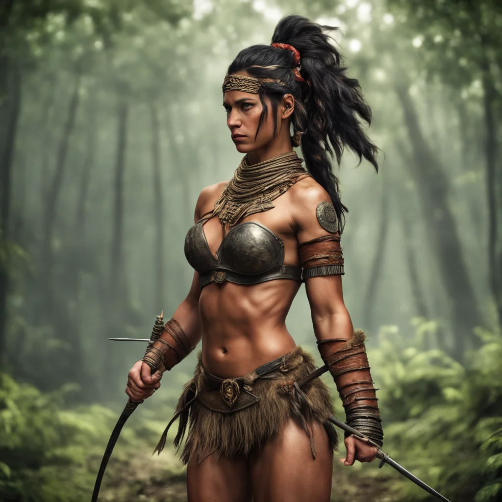 amazon warrior female with a bow