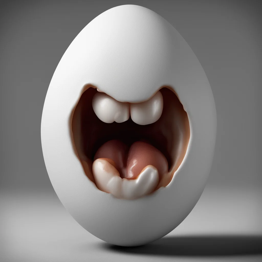 an egg in fear ultra realistic confident engaging wow artstation art 3