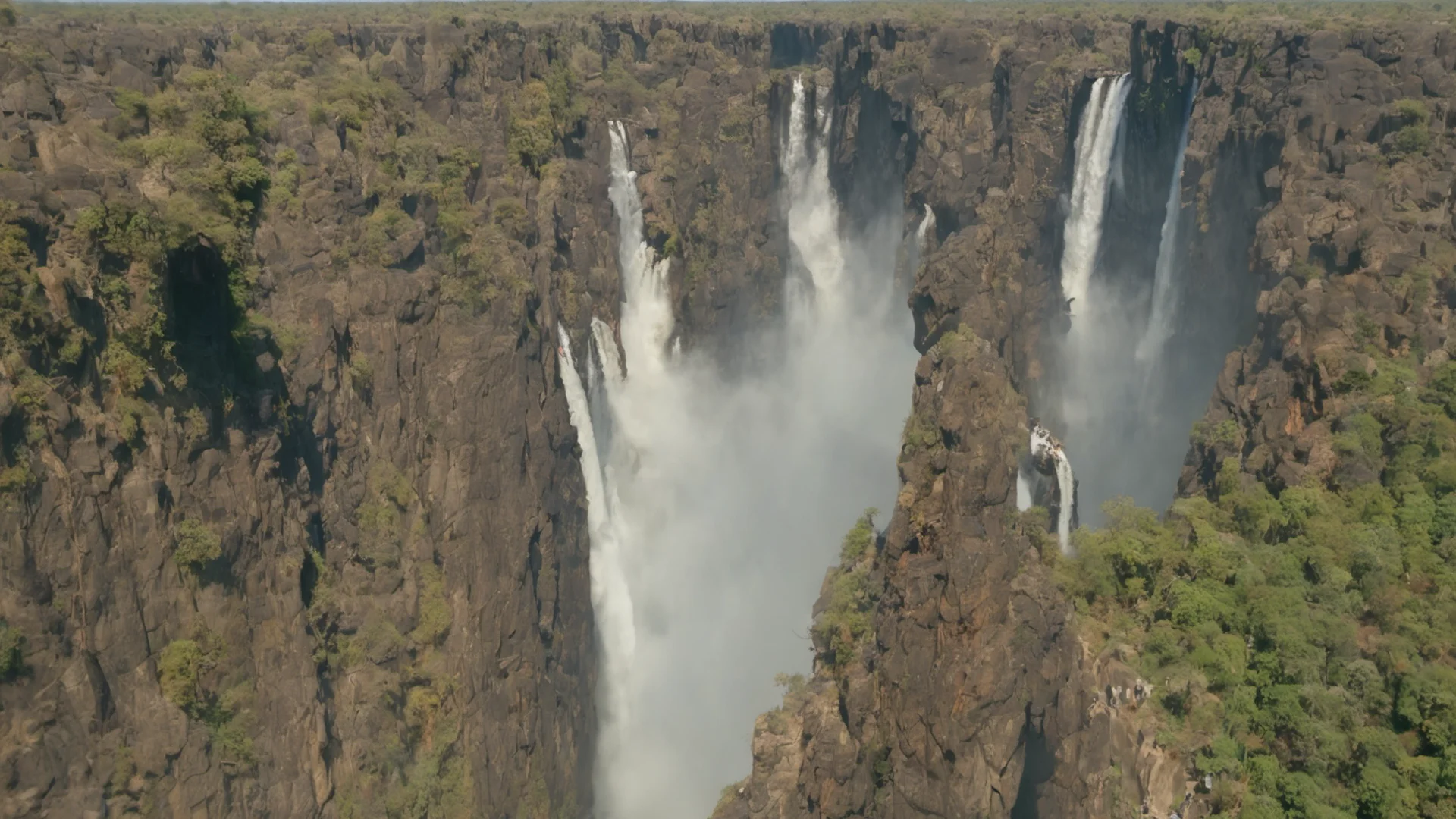 an expedition to victoria falls %7C advanced equipment %7C national geographic shot %7C dramatic scene wide