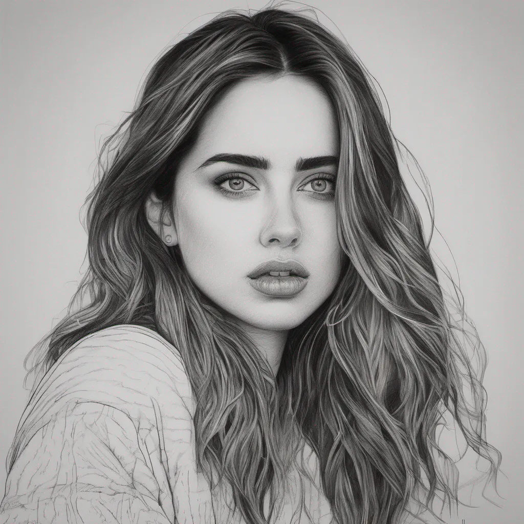 aiana de armas%2C real face%2C detailed face%2C insanely detailed and intricate%2C hyper realistic%2C super detailed%2C sketch%2C black and white%2C outlined%2C fineliner%2C silhouette%2C portrait%2C 1024 1024%2C accurate%2C full amazing awesome portrait 2