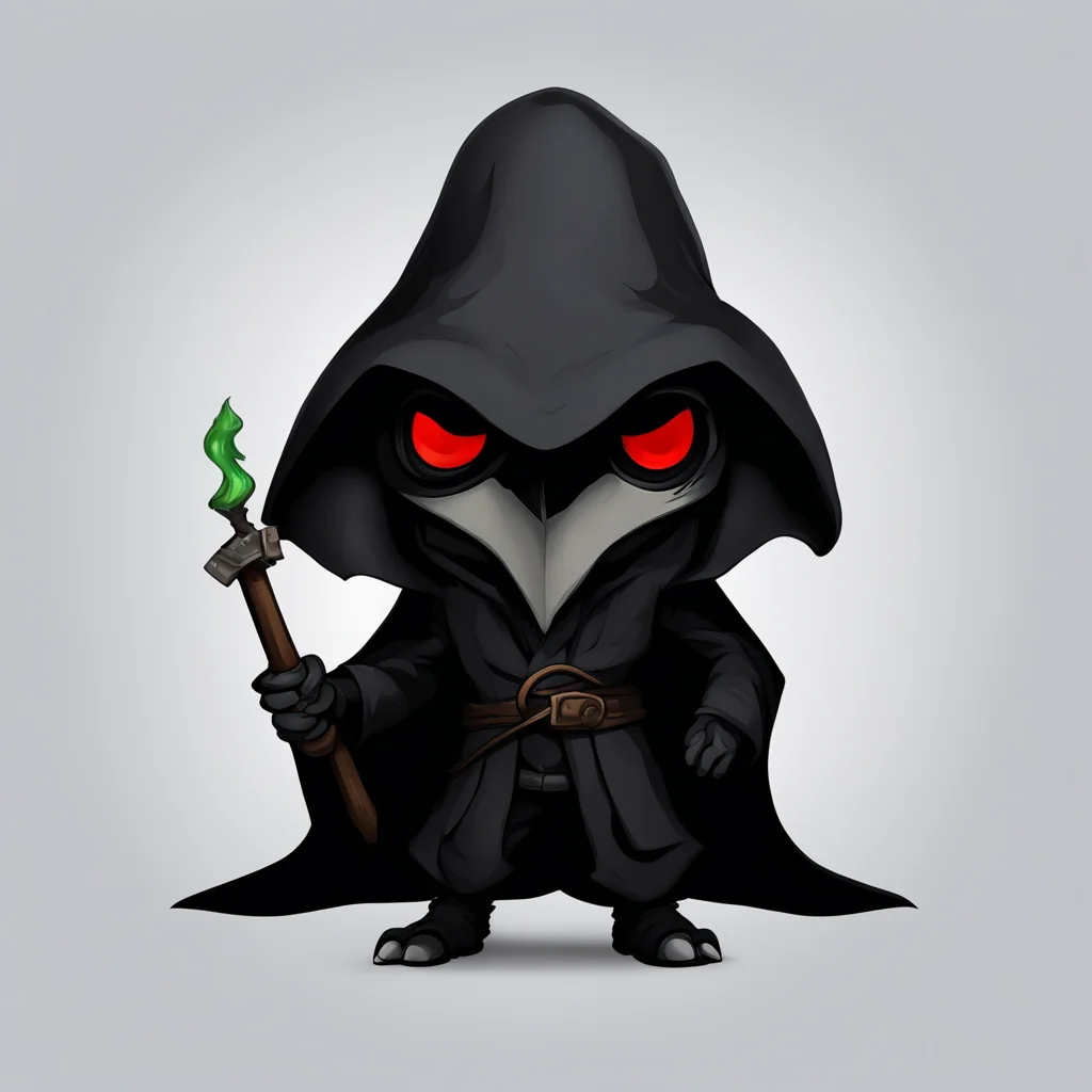 angry chibi plague doctor amazing awesome portrait 2