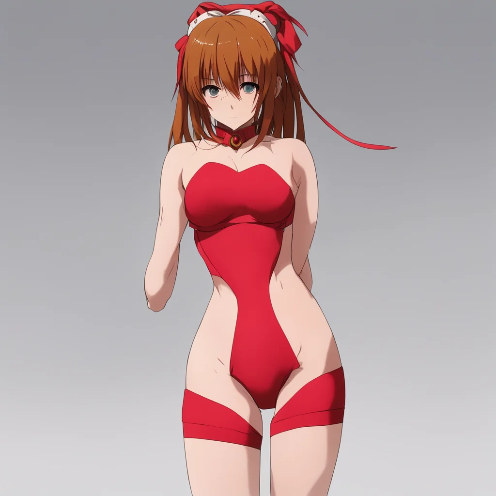 aianime%2C asuka langely with a thin waist and a big round%2Ctaut belly%2C feminine good looking trending fantastic 1