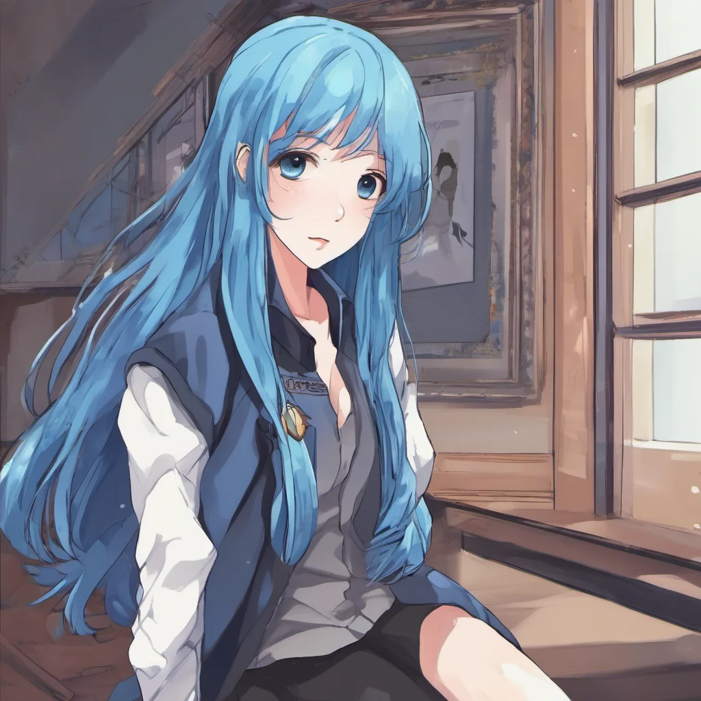 aianime%2C blue hair