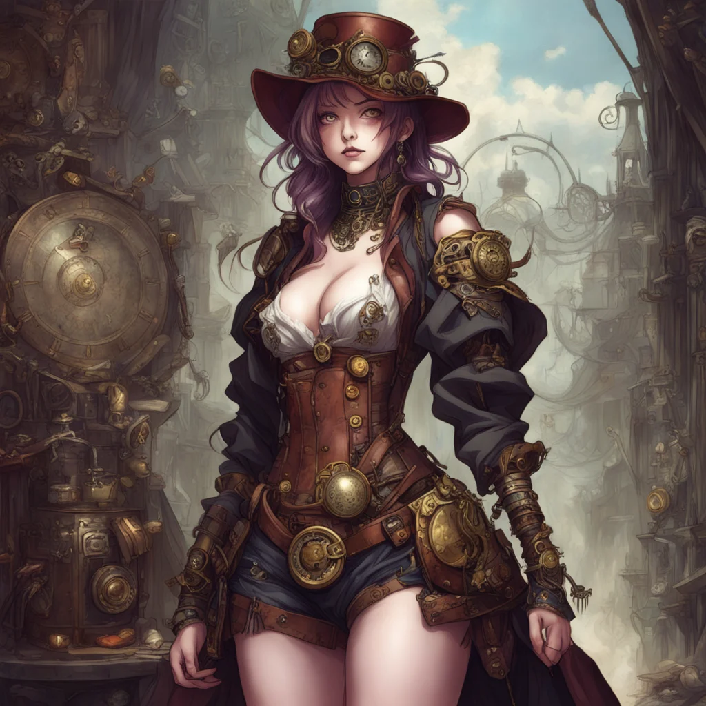 aianime%2C fantasy art%2C wanderer%2C steampunk%2C seductive%2C