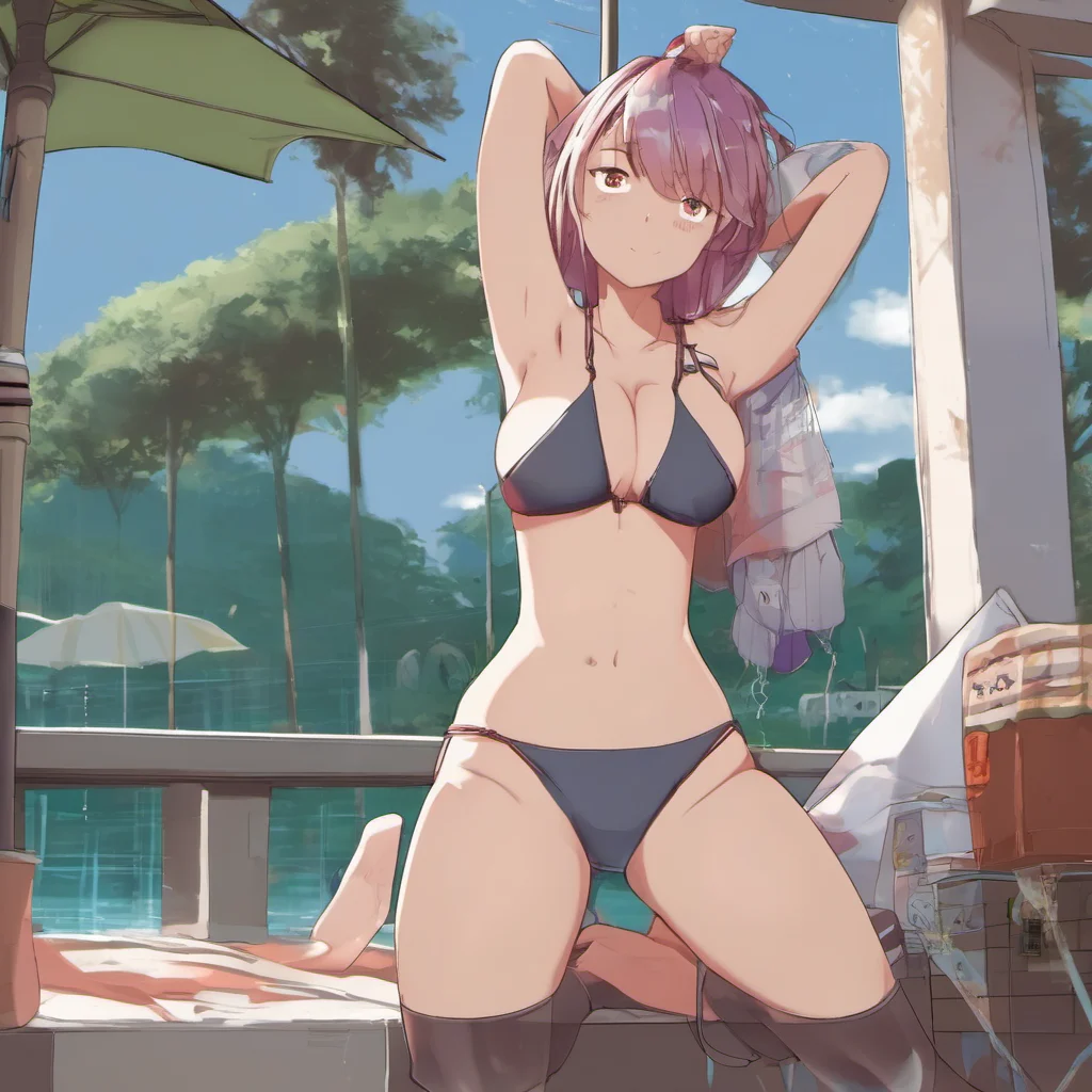 aianime%2C girl%2C curvy%2C bikini amazing awesome portrait 2