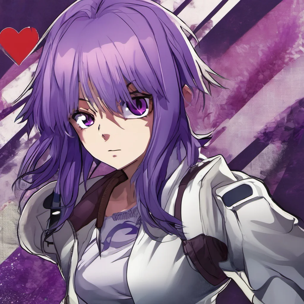 aianime%2C marin kitagawa%2C purple eyes%2C purple hair%2C my hero academia%2C heart background