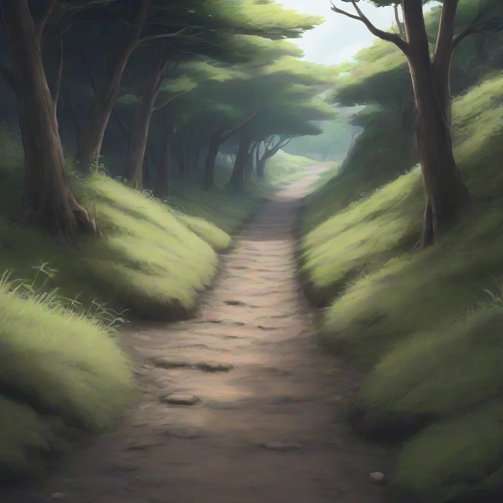 anime  style dirt path 