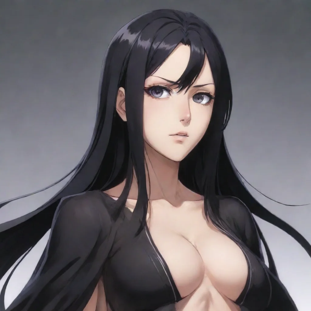 anime anime tall black hair big bust soul reaper  bleasch 
