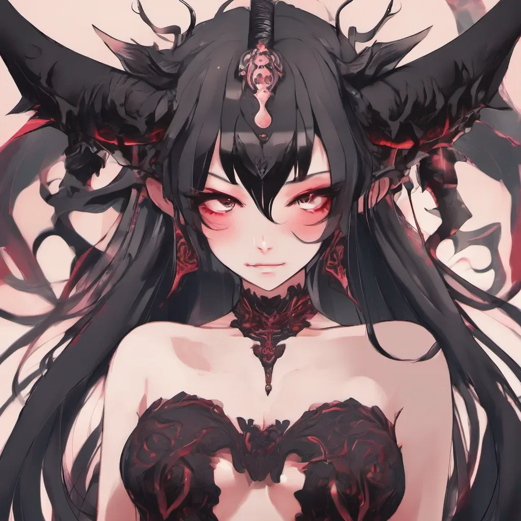 anime demon woman beauty grace seductive  good looking trending fantastic 1
