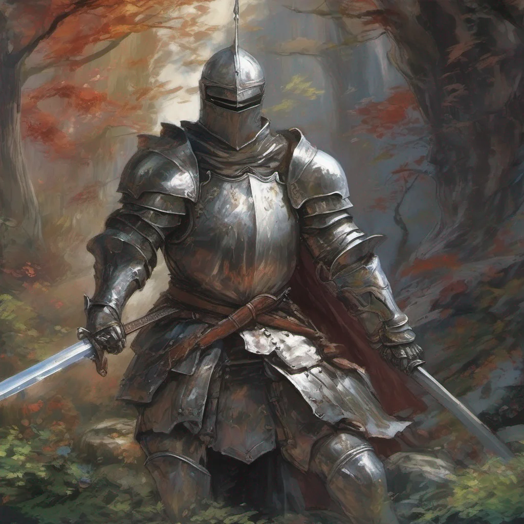 anime fantasy art a painting of a knight with a sword%2C a detailed painting by miyazaki%2C featured on deviantart%2C sots art%2C official art%2C glorious%2C high detailed confident engaging wow art