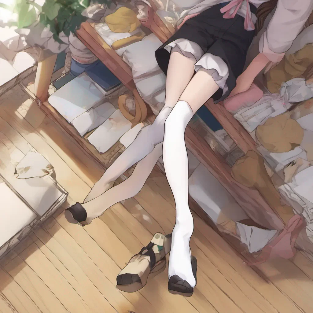 anime feet in stocking close up  amazing awesome portrait 2
