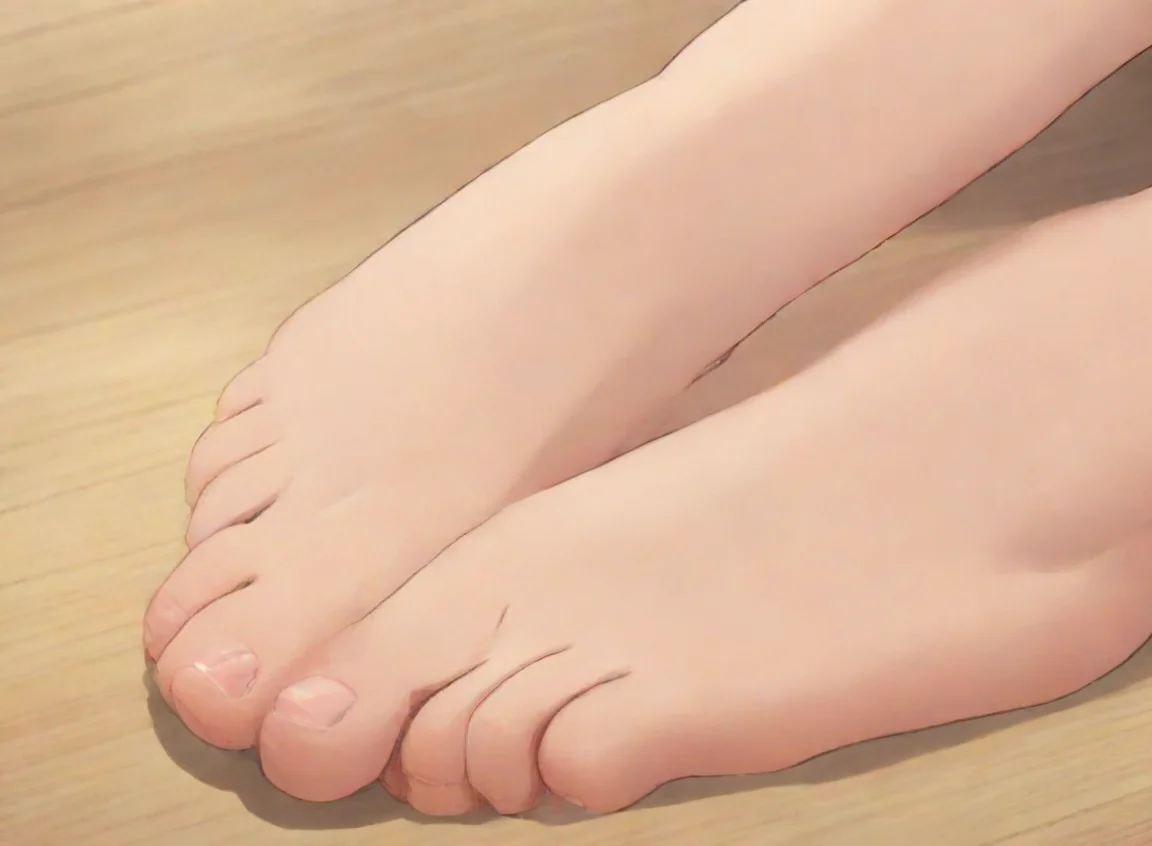 anime feet soles landscape43