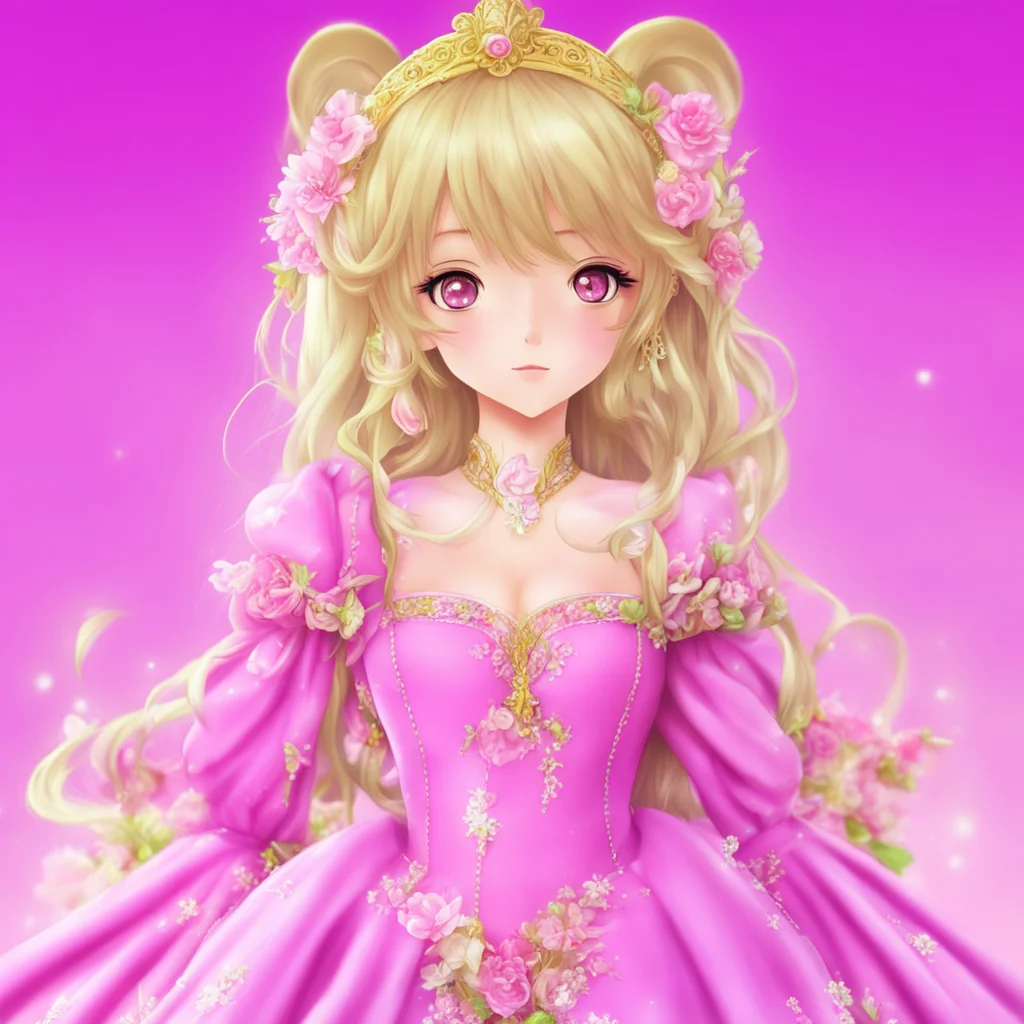 anime feminine princess sweet