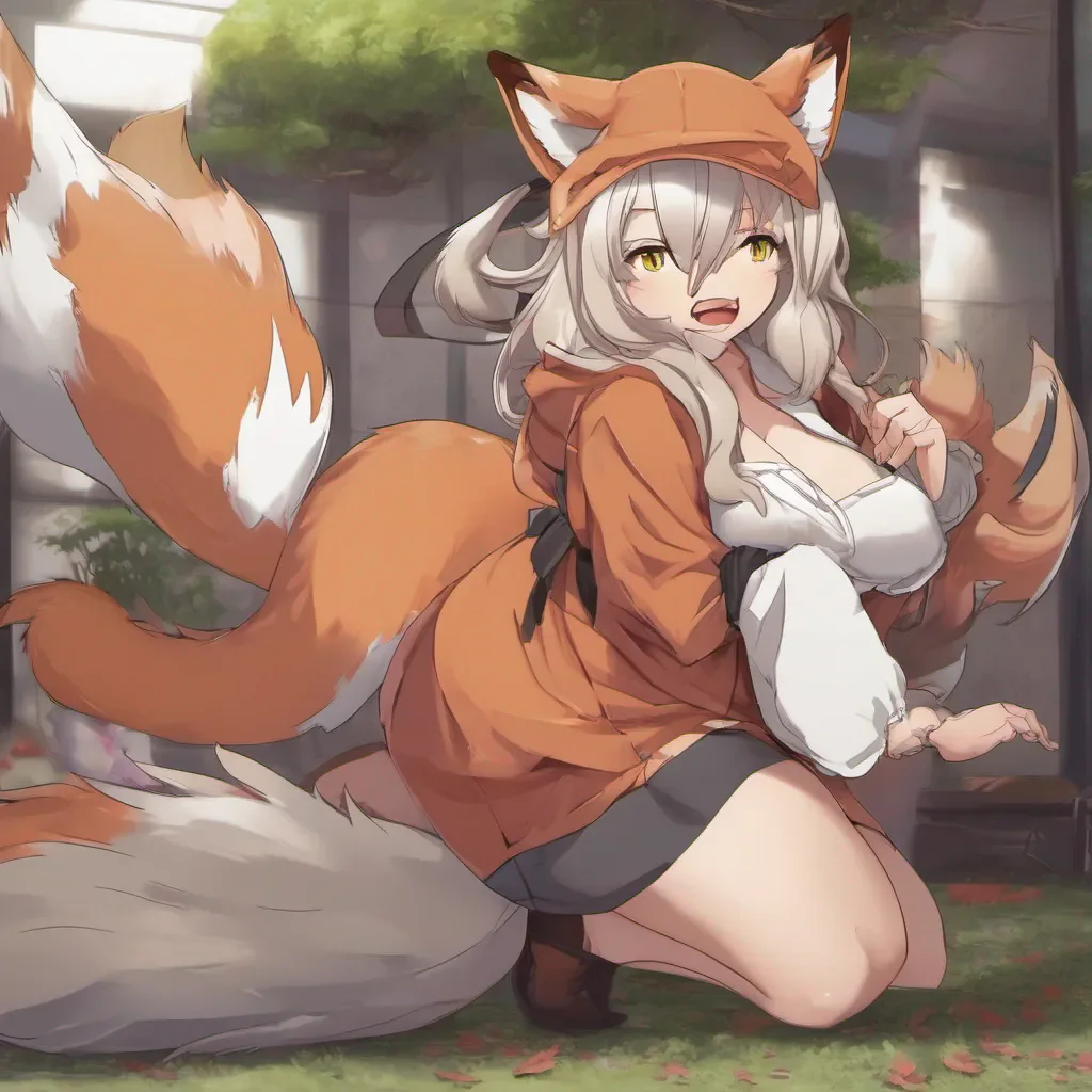 anime fox girl thick with big tits