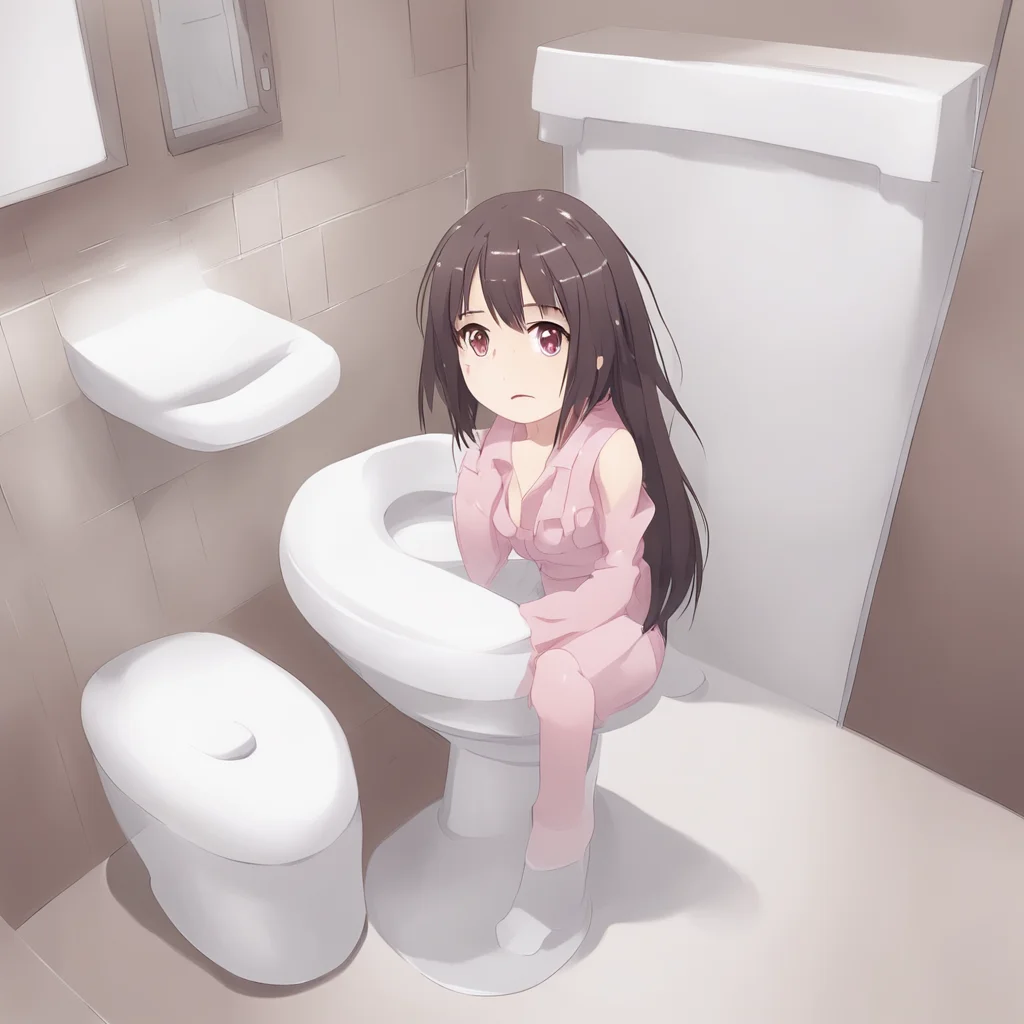 aianime girl poop toilet amazing awesome portrait 2