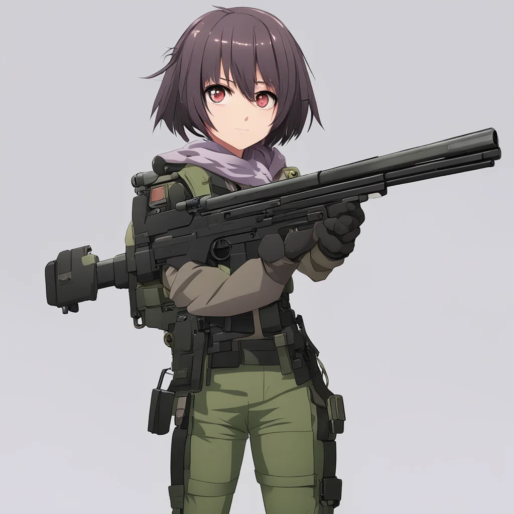 aianime girl sniper rifle good looking trending fantastic 1