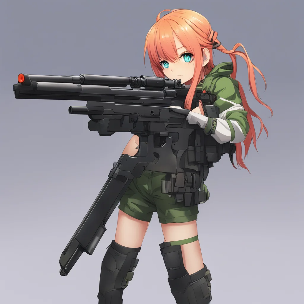 aianime girl sniper rifle