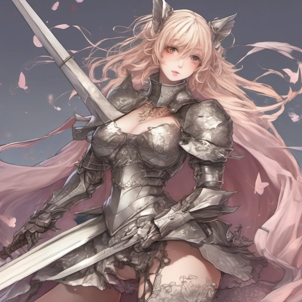 anime knight feminine amazing awesome portrait 2