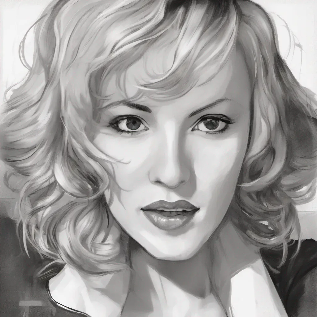 aianime portrait of marilyn monrow