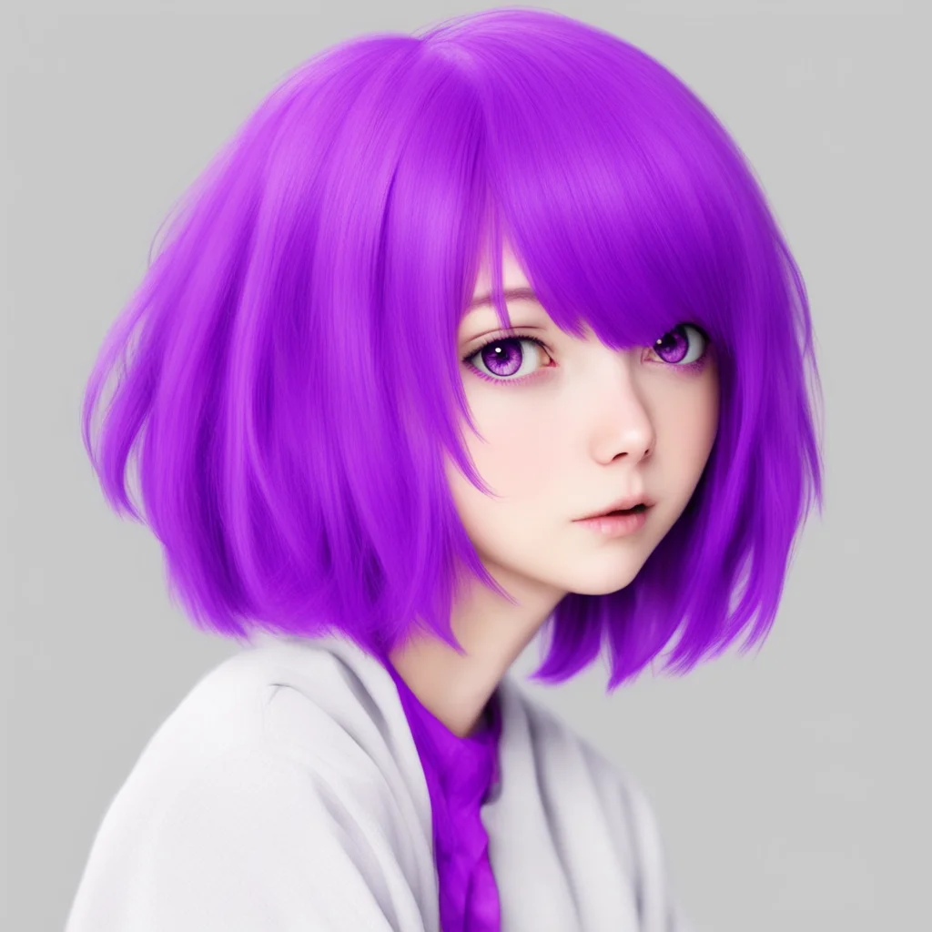 anime purple hair