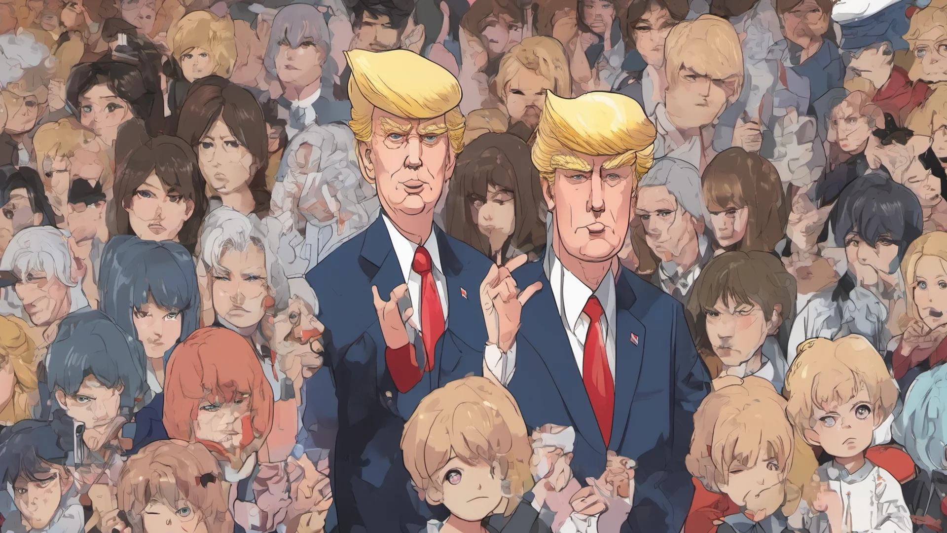 aianime trump amazing awesome portrait 2 wide