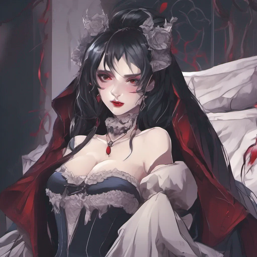 anime vampire woman beauty grace seductive amazing awesome portrait 2