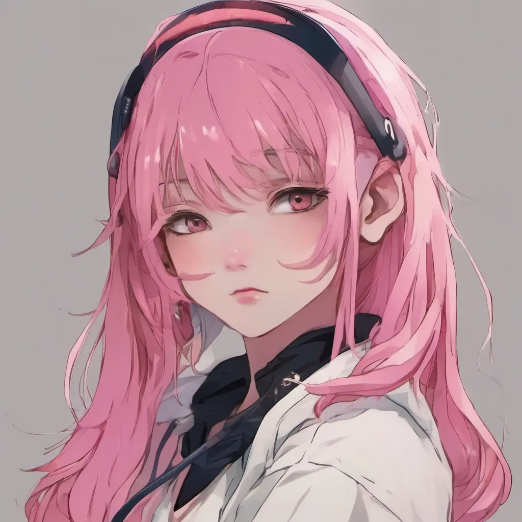 aianime with pink hair