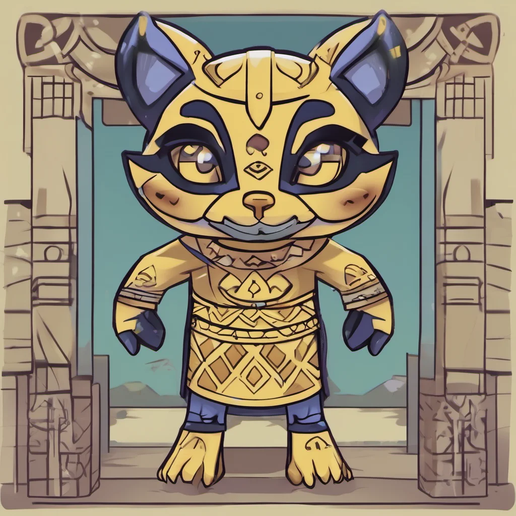 aiankha from animal crossing confident engaging wow artstation art 3