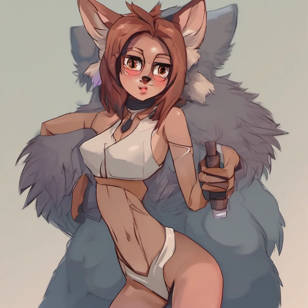 aianthro female furry confident engaging wow artstation art 3