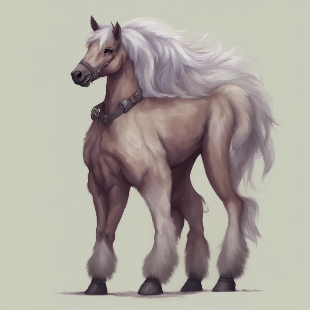 aianthro horse furry half humanoid amazing awesome portrait 2