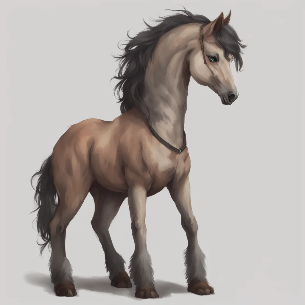 anthro horse furry half humanoid